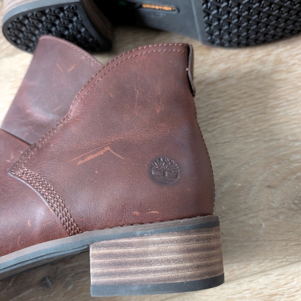 Timberland Brown Leather Ankle Boots - Women - Picture 2 of 6